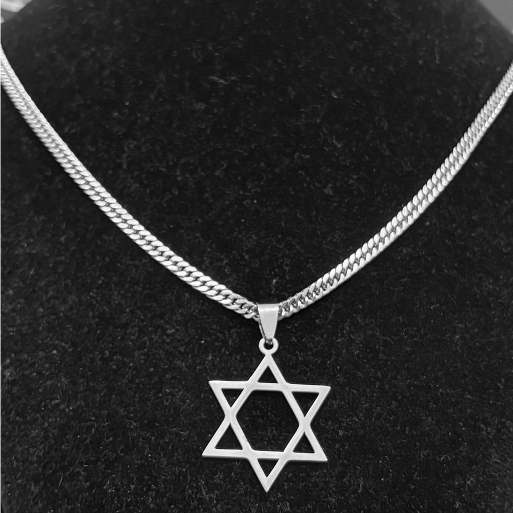 Men’s Star of David Pendant Necklace